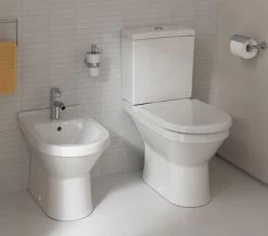VitrA S50 White 355 X 540mm Floor Standing Bidet
