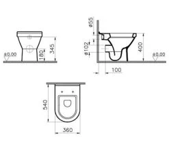 VitrA S50 White 540mm Back-To-Wall WC Pan -Bathroom Supplie Shop M 2015 2 18 7 42 34 855