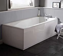 Hudson Reed Linton Square 1800 X 800mm Single Ended Eternalite Acrylic Bath