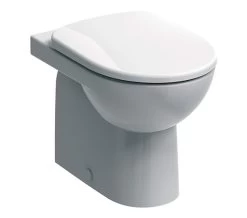 Geberit Selnova Round Flushwise Back-To-Wall White WC Pan 530mm