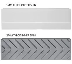 Twyford Endurance 1700mm White Front Bath Panel - PP2181WH -Bathroom Supplie Shop M 2015 8 12 10 56 20 778