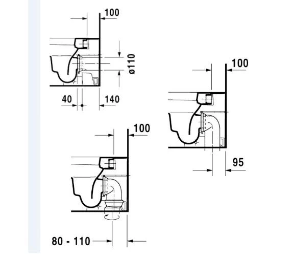 Duravit Happy D2 Floor Standing Toilet 365 X 570mm 3 Duravit Happy D2 Floor Standing Toilet 365 X 570mm - Image 3