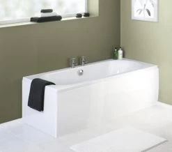 Nuie White Acrylic Bath Front Panel