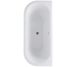 Hudson Reed Kenton 1700 X 750mm Back-To-Wall Freestanding White Acrylic Bath With Legs 14 Hudson Reed Kenton 1700 X 750mm Back-To-Wall Freestanding White Acrylic Bath With Legs -Bathroom Supplie Shop M 2016 10 22 12 6 9 160