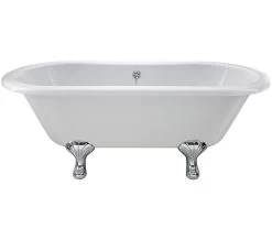 Hudson Reed Kingsbury Double Ended Freestanding Acrylic Bath White 17 Hudson Reed Kingsbury Double Ended Freestanding Acrylic Bath White -Bathroom Supplie Shop M 2016 10 22 6 6 14 960