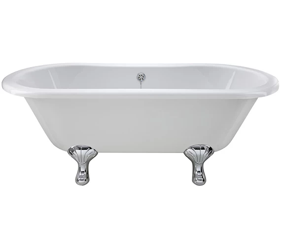 Hudson Reed Kingsbury Double Ended Freestanding Acrylic Bath White 6 Hudson Reed Kingsbury Double Ended Freestanding Acrylic Bath White - Image 6