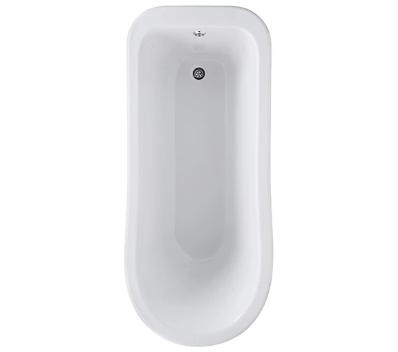 Hudson Reed Brockley Single Ended Freestanding Acrylic Bath White 13 Hudson Reed Brockley Single Ended Freestanding Acrylic Bath White - Image 13