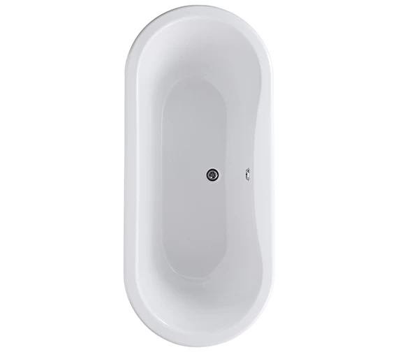 Hudson Reed Kingsbury Double Ended Freestanding Acrylic Bath White 11 Hudson Reed Kingsbury Double Ended Freestanding Acrylic Bath White - Image 11