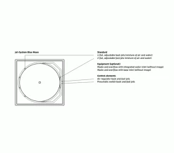 Duravit Blue Moon 1400mm Bath With Support Frame - Jet System -Bathroom Supplie Shop M 2016 11 2 10 17 25 776