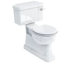 Burlington Extended S Trap White Close-Coupled WC With Lever Cistern