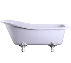 Burlington Harewood 1700 X 730mm White Slipper Bath