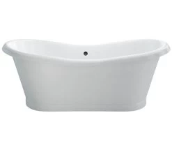 Burlington Admiral 1775 X 885mm White Freestanding Soaking Bath