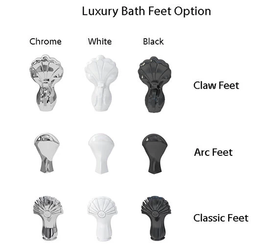 Burlington Harewood 1700 X 730mm White Slipper Bath 4 Burlington Harewood 1700 X 730mm White Slipper Bath - Image 4