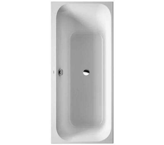 Duravit Happy D2 Built-In Bath With One Backrest Slope Without Frame 2 Duravit Happy D2 Built-In Bath With One Backrest Slope Without Frame - Image 2