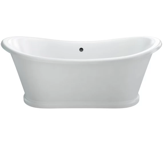 Burlington Admiral 1650 X 710mm White Freestanding Soaking Bath 1 Burlington Admiral 1650 X 710mm White Freestanding Soaking Bath