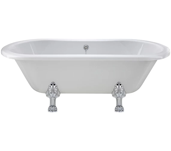 Hudson Reed Kingsbury Double Ended Freestanding Acrylic Bath White 7 Hudson Reed Kingsbury Double Ended Freestanding Acrylic Bath White - Image 7