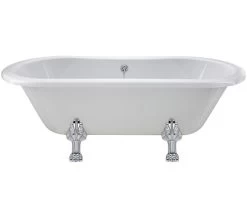 Hudson Reed Kingsbury Double Ended Freestanding Acrylic Bath White