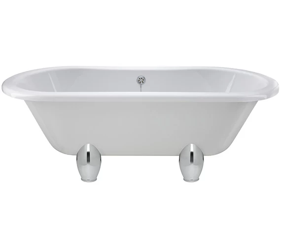 Hudson Reed Kingsbury Double Ended Freestanding Acrylic Bath White 5 Hudson Reed Kingsbury Double Ended Freestanding Acrylic Bath White - Image 5