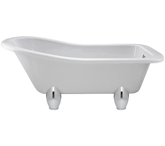 Hudson Reed Brockley Single Ended Freestanding Acrylic Bath White 6 Hudson Reed Brockley Single Ended Freestanding Acrylic Bath White - Image 6