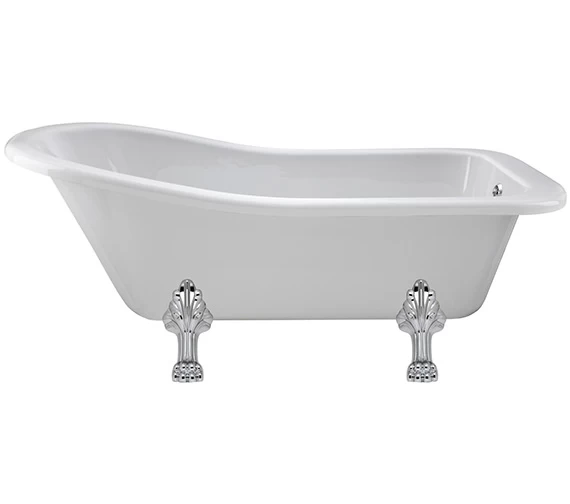 Hudson Reed Brockley Single Ended Freestanding Acrylic Bath White 10 Hudson Reed Brockley Single Ended Freestanding Acrylic Bath White - Image 10