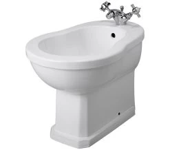 Hudson Reed Richmond 565mm 1 Tap Hole Floor Standing Bidet White