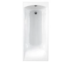 Carron Delta White Acrylic Single Ended Strong Bath - 5mm - 1675 X 700mm