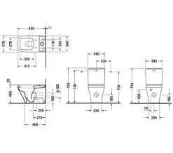 Duravit DuraStyle 390 X 630mm Close Coupled Washdown Toilet With Cistern -Bathroom Supplie Shop M 2017 11 4 9 40 27 783