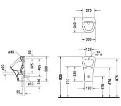 Duravit DuraStyle 300 X 340mm Urinal With Concealed Inlet -Bathroom Supplie Shop M 2017 11 6 9 29 5 739