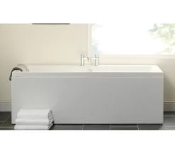 Bathroom Supplie Shop 14 Carron Quantum Double Ended 5mm Deep Acrylic Bath White 1800 X 800mm