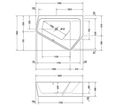 Duravit Paiova 5 Corner Bath With Panel And Support Frame 12 Duravit Paiova 5 Corner Bath With Panel And Support Frame -Bathroom Supplie Shop M 2017 12 21 10 25 26 671