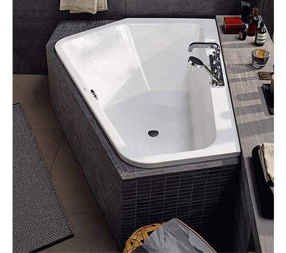 Duravit Paiova 1900mm X 1400mm Right-Left 5 Corner Built In Bath With Frame 6 Duravit Paiova 1900mm X 1400mm Right-Left 5 Corner Built In Bath With Frame - Image 6
