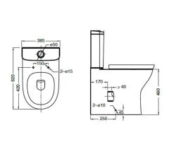 Roca Colina Comfort Height BTW White Close Coupled WC With Cistern And Seat -Bathroom Supplie Shop M 2017 2 28 10 52 32 356