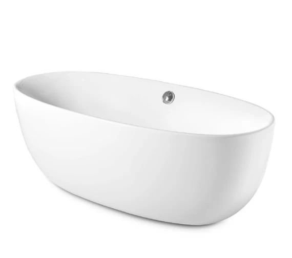 Roca Varginia White Oval 1700 X 800mm Freestanding Acrylic Bath With Waste Kit 2 Roca Varginia White Oval 1700 X 800mm Freestanding Acrylic Bath With Waste Kit - Image 2