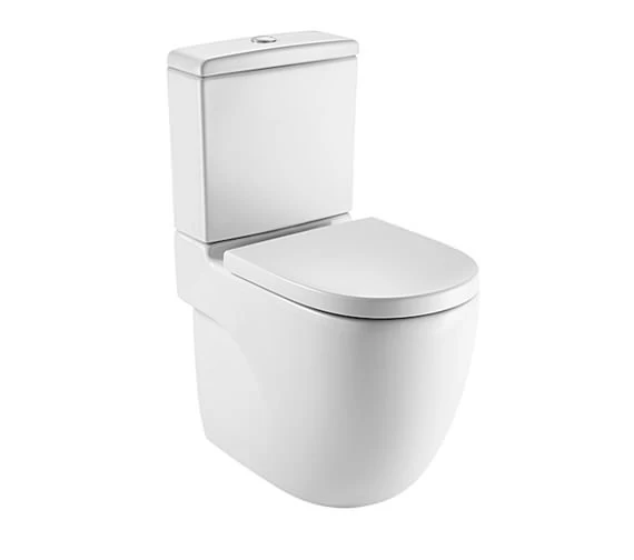 Roca Meridian-N White Comfort Height Close Coupled WC Pan And Cistern 2 Roca Meridian-N White Comfort Height Close Coupled WC Pan And Cistern - Image 2