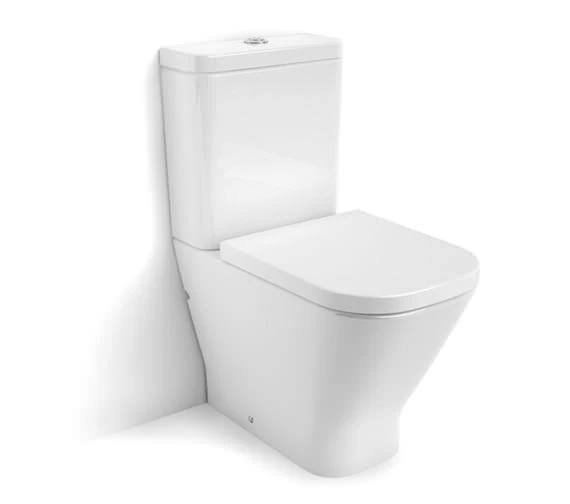 Roca The Gap White Close Coupled Rimless WC Pan - No Cutout For Isolation Valve 3 Roca The Gap White Close Coupled Rimless WC Pan - No Cutout For Isolation Valve - Image 3