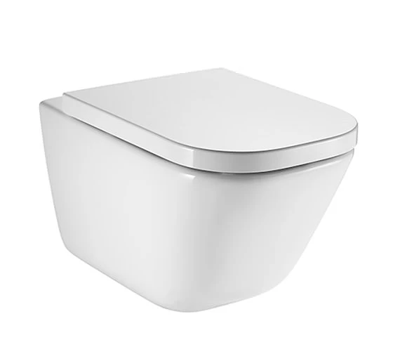 Roca The Gap White Wall Hung Rimless WC Pan 2 Roca The Gap White Wall Hung Rimless WC Pan - Image 2