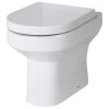 Nuie Harmony 370 X 520mm Back-To-Wall White WC Pan