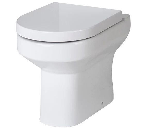 Nuie Harmony 370 X 520mm Back-To-Wall White WC Pan 1 Nuie Harmony 370 X 520mm Back-To-Wall White WC Pan