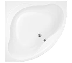 Trojan Laguna Encapsulated Baseboard Corner Bath White