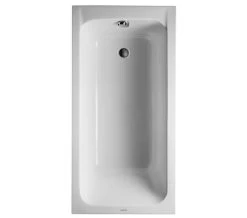 Duravit D-Code Built-In Bath With Support Feet - Outlet In Foot Area