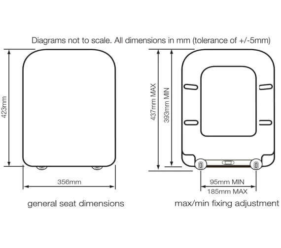 Tavistock Area Heavy-Duty White Toilet Seat With Soft Close Hinges 2 Tavistock Area Heavy-Duty White Toilet Seat With Soft Close Hinges - Image 2