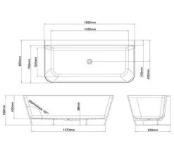 Clearwater Patinato Grande ClearStone Freestanding Bath 1690 X 800mm -Bathroom Supplie Shop M 2018 2 24 11 45 51 552