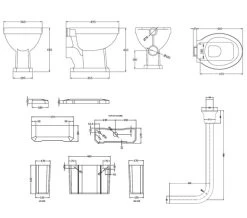 Bayswater Fitzroy 495mm White WC Pan With Low Cistern -Bathroom Supplie Shop M 2018 2 24 9 18 57 31
