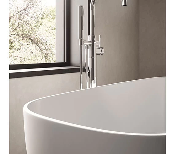 Hudson Reed Bella 1495 X 720mm Freestanding Bath White 3 Hudson Reed Bella 1495 X 720mm Freestanding Bath White - Image 3