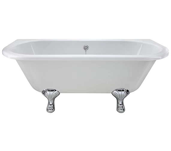 Bayswater Courtnell 1700mm White Double Ended Back To Wall Freestanding Bath 3 Bayswater Courtnell 1700mm White Double Ended Back To Wall Freestanding Bath - Image 3