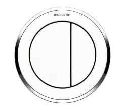 Geberit Type 10 Round Pneumatic Dual Flush Furniture Actuator