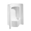Roca Site White Frontal Exposed Urinal With Top Inlet 490 X 295mm