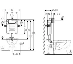 Geberit Sigma 12cm Dual Flush UP320 Concealed Cistern White 5 Geberit Sigma 12cm Dual Flush UP320 Concealed Cistern White -Bathroom Supplie Shop M 2018 8 31 12 29 32 433
