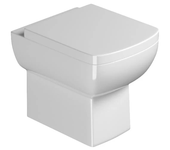 Saneux I-Line II Gloss-White Rimless Back To Wall WC Pan With Soft Close Seat And Cover 2 Saneux I-Line II Gloss-White Rimless Back To Wall WC Pan With Soft Close Seat And Cover - Image 2