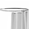 Nuie Round Shower Curtain Chrome Ring 825mm
